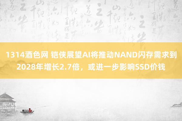 1314酒色网 铠侠展望AI将推动NAND闪存需求到2028年增长2.7倍，或进一步影响SSD价钱